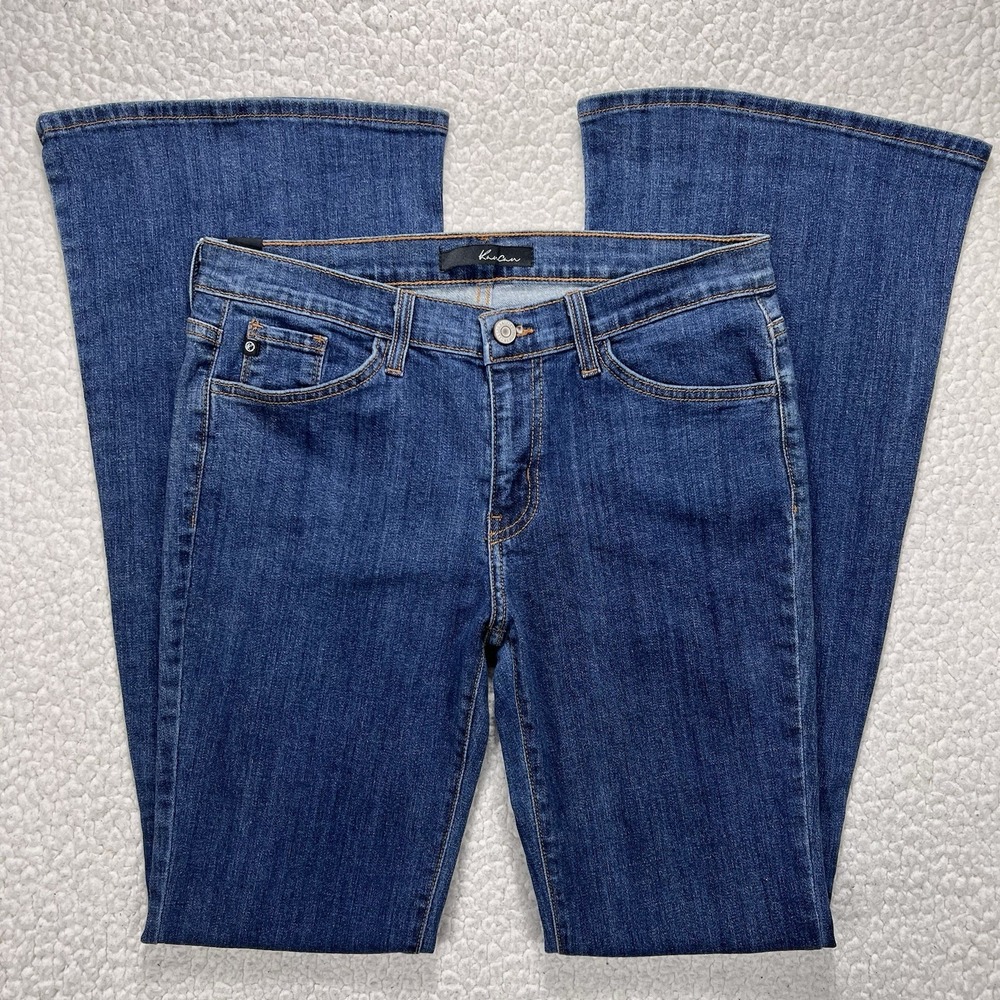 Kancan Flare Jeans Women's 29 (30x32.5) Made USA Western Boho